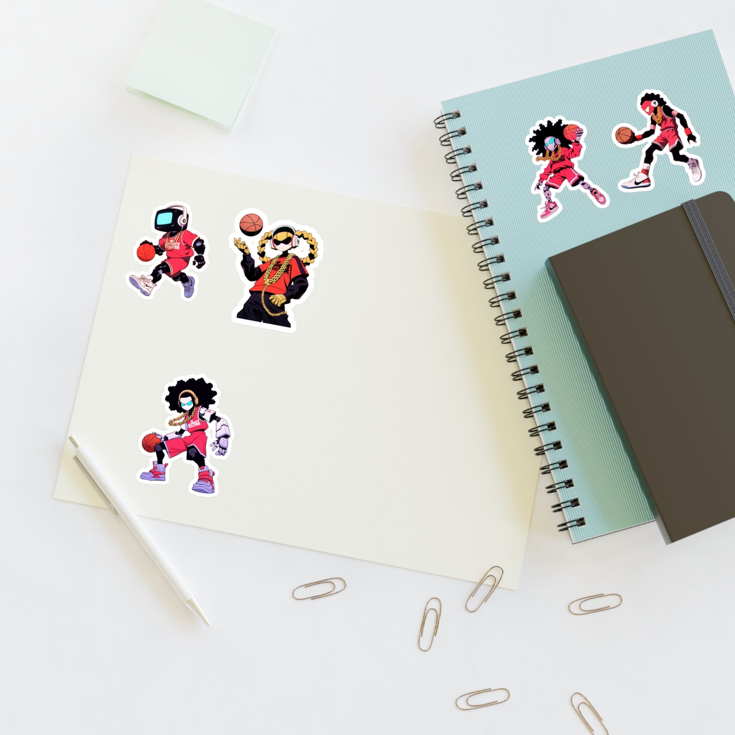 RobotzRuleTheWorld #004 Sticker Sheet