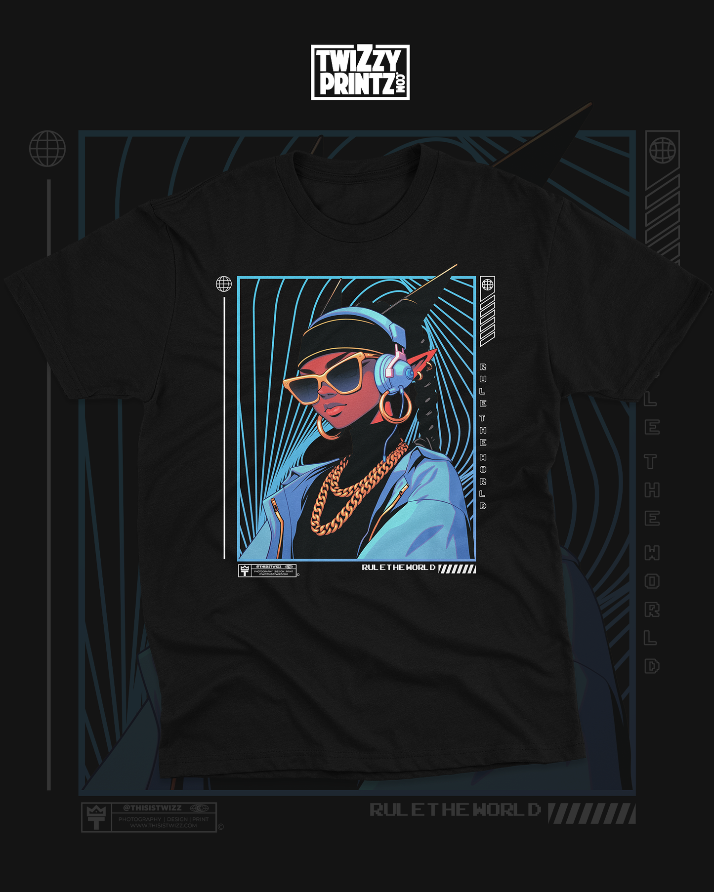 Robotz Rule The World T-Shirt #001