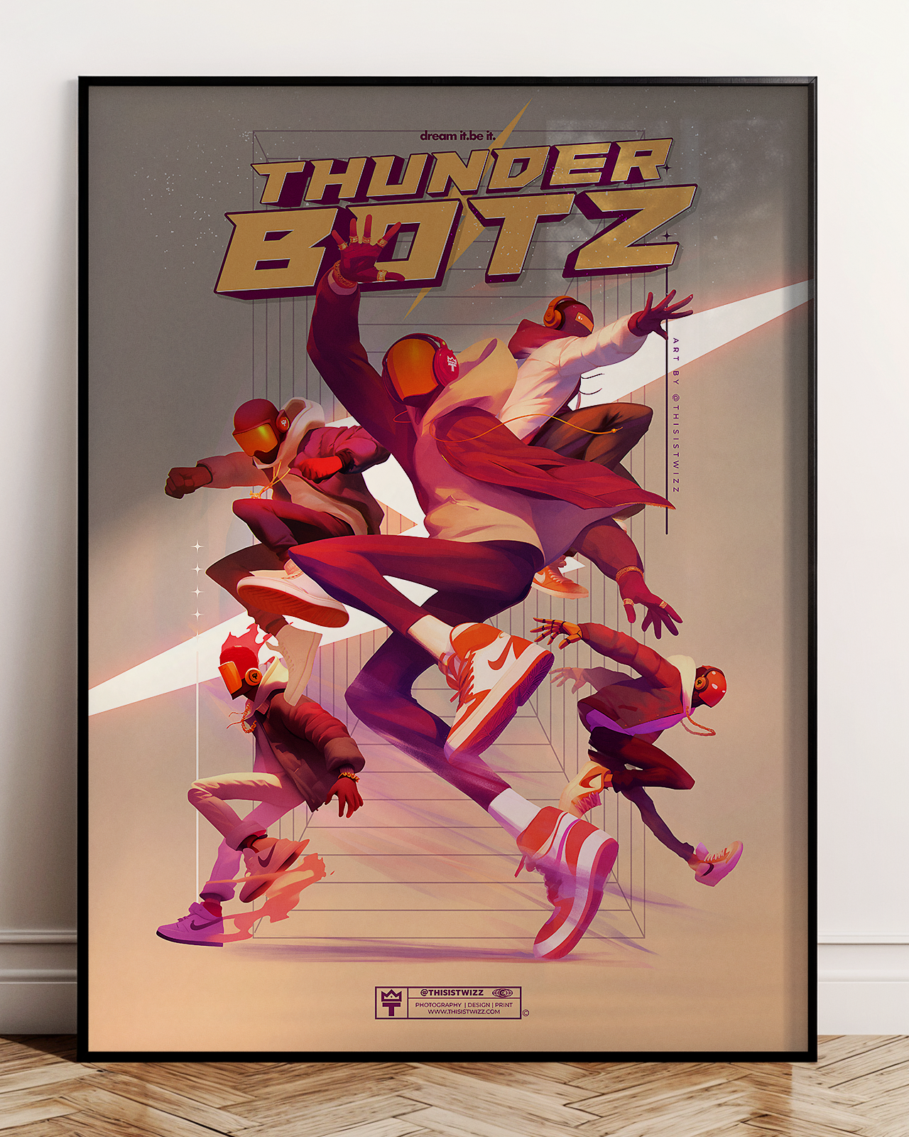 ThunderBotz ⚡: Energy & Motion Poster #001