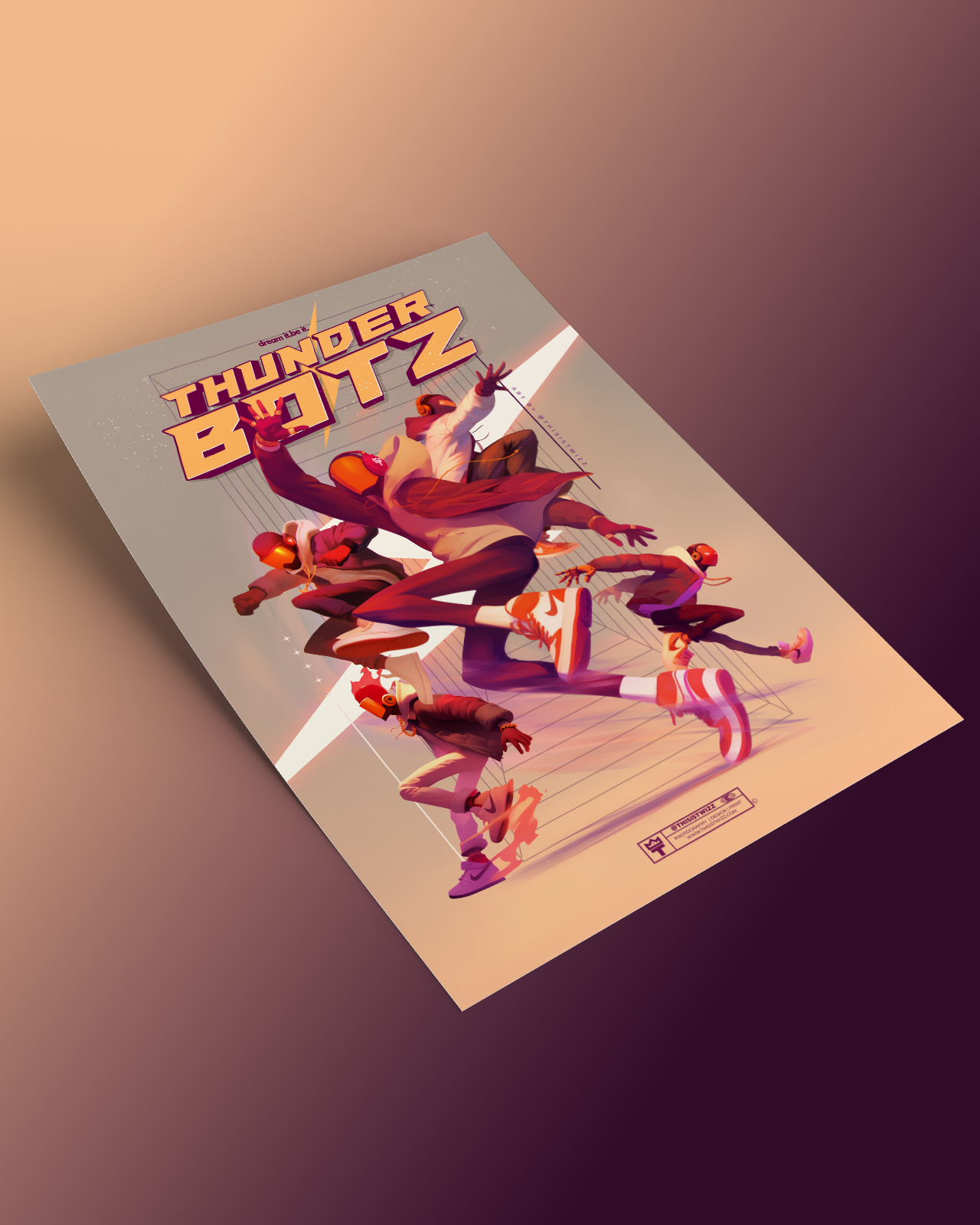 ThunderBotz ⚡: Energy & Motion Poster #001
