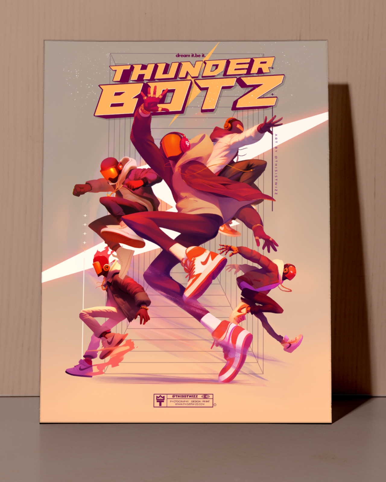 ThunderBotz ⚡: Energy & Motion Poster #001