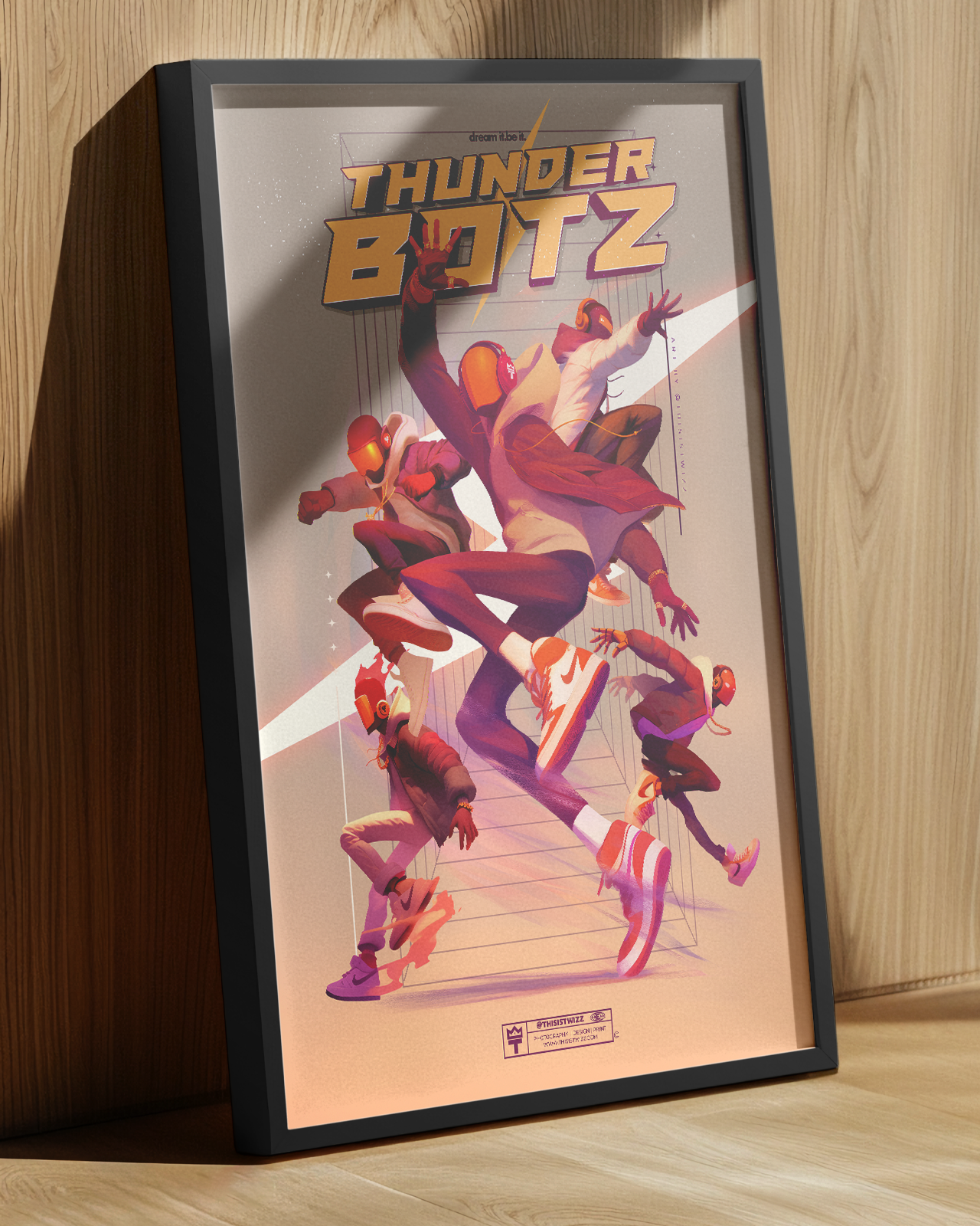 ThunderBotz ⚡: Energy & Motion Poster #001