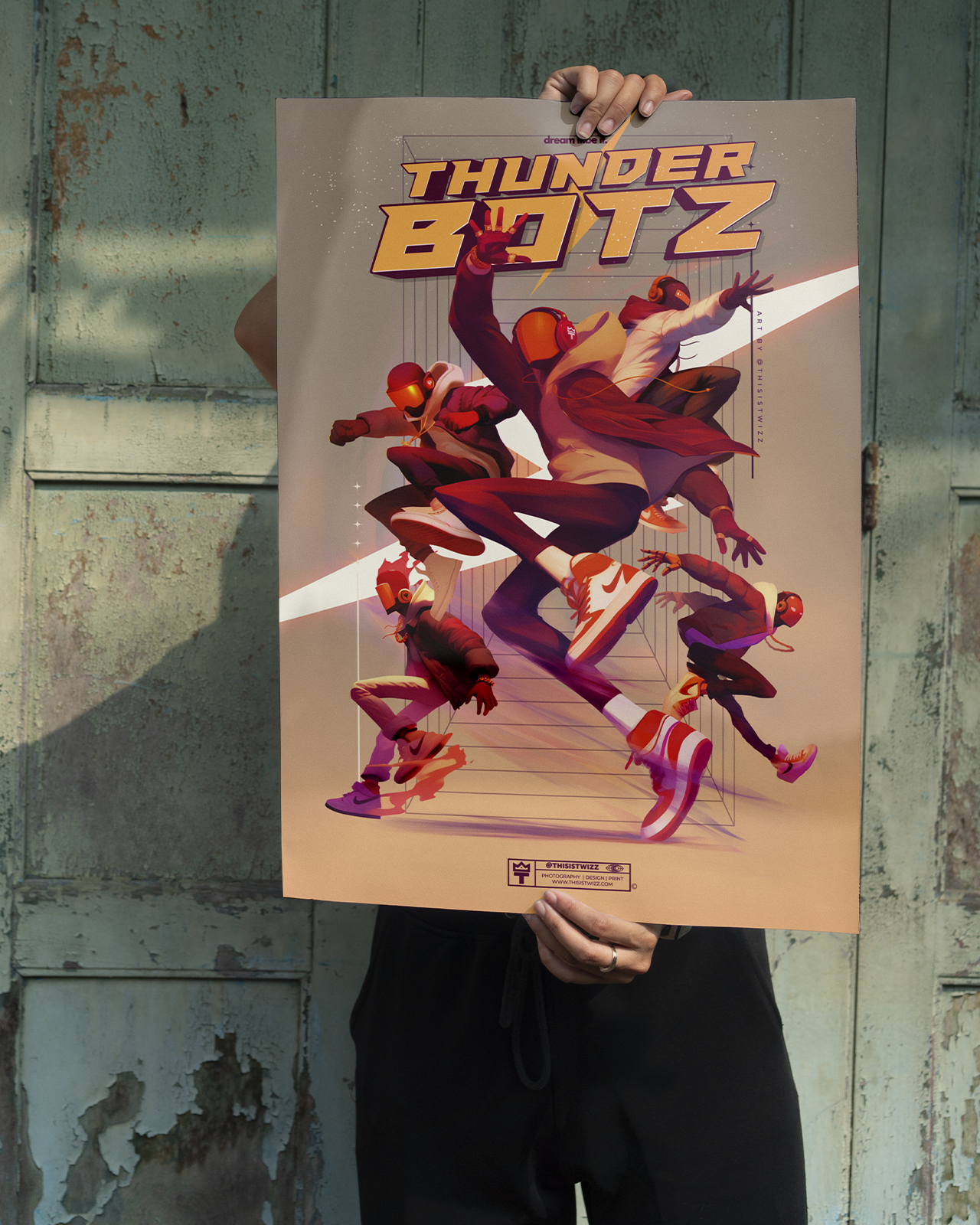 ThunderBotz ⚡: Energy & Motion Poster #001