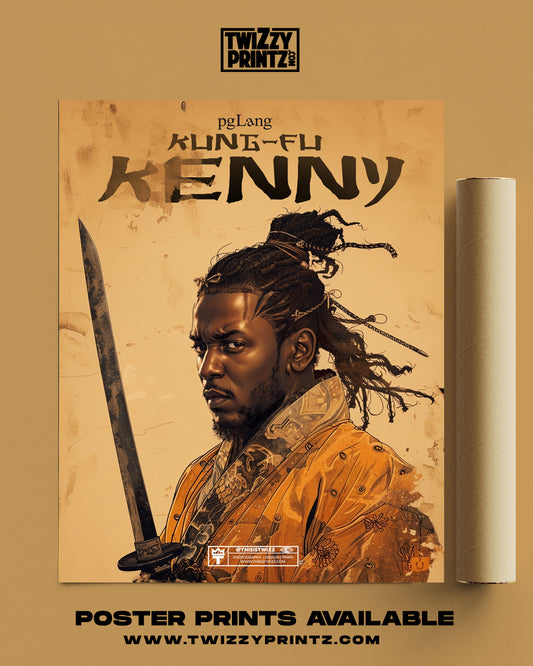 Kung-Fu Kenny "euphoria" Matte Vertical Poster