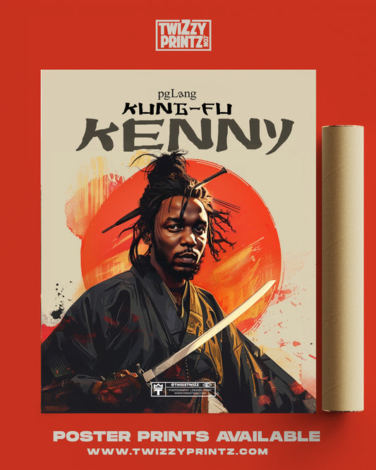 Kung-Fu Kenny "Like That" Matte Vertical Poster